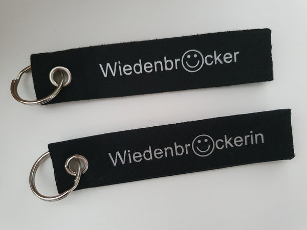 Schlüsselanhänger Wiedenbrückerin / Wiedenbrücker Smilie